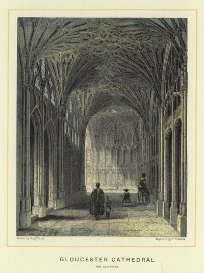 Gloucester Cathedral, the Cloisters by Benjamin Baud